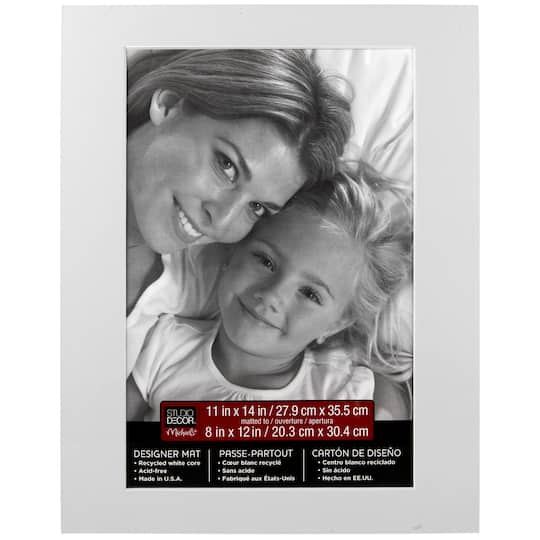 11" x 14" Mat By Studio Décor®, 8" x 12" opening